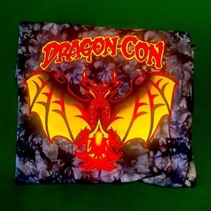 Adult XL Tye dye Dragon con T shirt NICE !